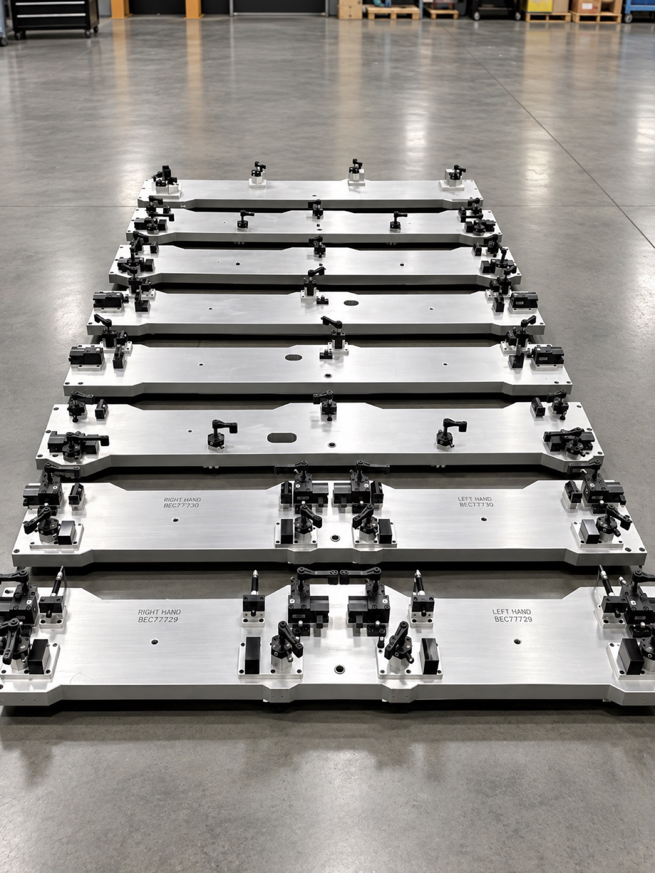 Process engineering fixture on a machining center